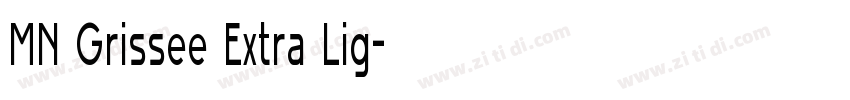 MN Grissee Extra Lig字体转换
